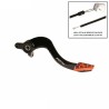 Pedal de freno trasero RFX Pro ST (anodizado duro negro/naranja) - KTM SX/SX-F 125-525 - motoscamaralweb.com