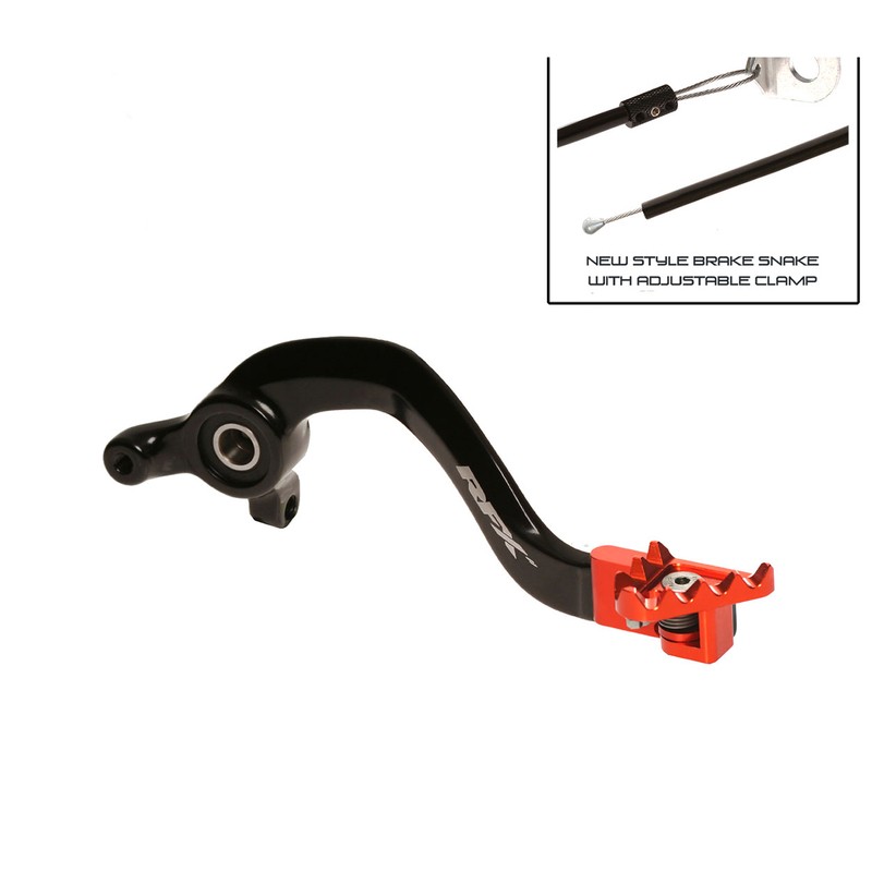 Pedal de freno trasero RFX Pro FT (negro/naranja) - KTM SX65 - motoscamaralweb.com Pedal de freno trasero RFX Pro FT (negro/naranja) - KTM SX65 - motoscamaralweb.com