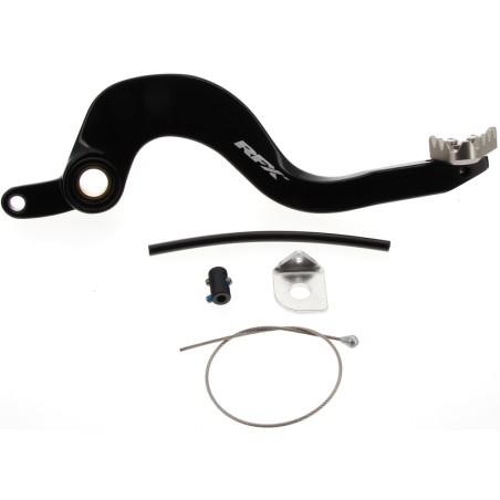 Pedal de freno trasero RFX Pro ST duro/A negro/H/A titanio - motoscamaralweb.com
