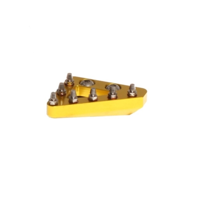 Puntera de pedal de freno trasero macizo CNC RFX Pro de repuesto (amarillo) - motoscamaralweb.com