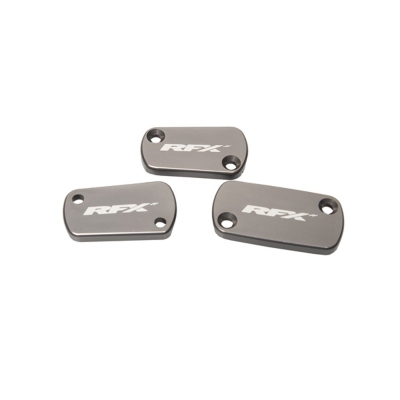 Kit de tapa de depósito RFX Pro (gris mineral) - Kawasaki KXF450 - motoscamaralweb.com