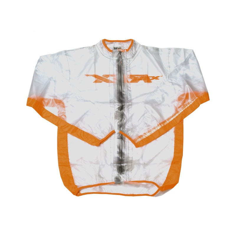 Chaqueta impermeable RFX Sport (transparente/naranja). talla joven S (6- 8) - motoscamaralweb.com Chaqueta impermeable RFX Sport (transparente/naranja). talla joven S (6- 8) - motoscamaralweb.com
