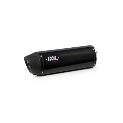 Silenciador IXIL Hexoval Xtrem acero inoxidable negro / aluminio negro