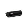 Silenciador IXIL Hexoval Xtrem acero inoxidable negro / aluminio negro