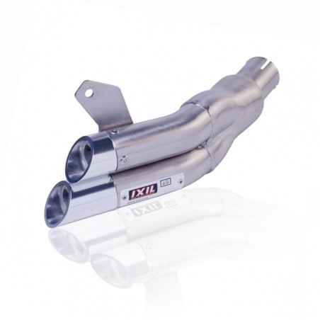 Silenciador IXIL Dual Hyperlow L2X acero inoxidable / aluminio pulido