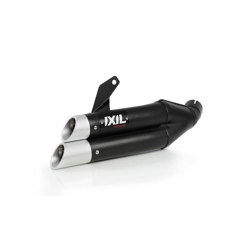 Silenciador IXIL Dual Hyperlow L3XB acero inoxidable negro / aluminio Silenciador IXIL Dual Hyperlow L3XB acero inoxidable negro / aluminio