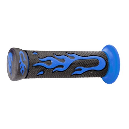 Par puños goma negro/azul LLama V PARTS- motoscamaralweb.com