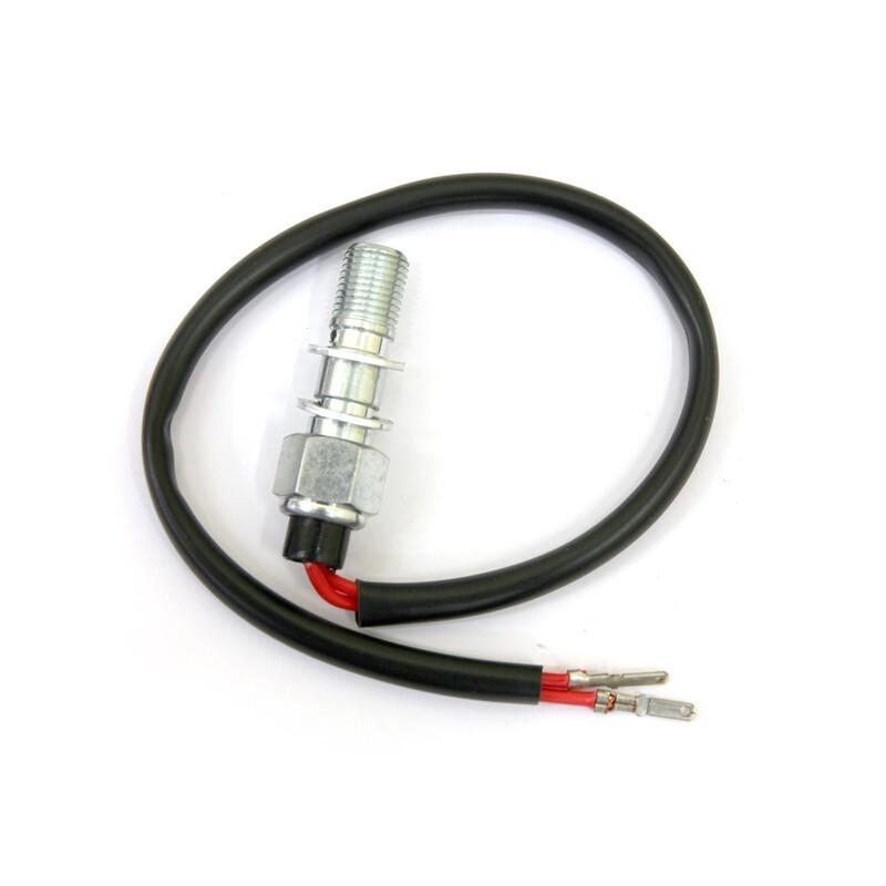 Tornillo sensor de freno hidráulico TECNIUM M10x1.00 doble cable recto Tornillo sensor de freno hidráulico TECNIUM M10x1.00 doble cable recto