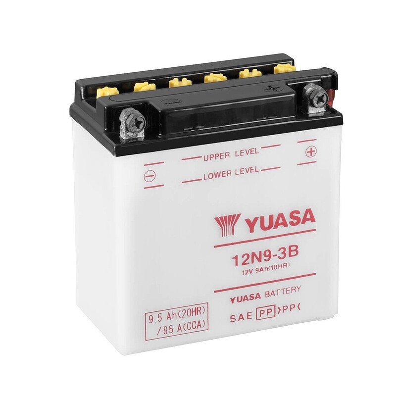 Batería YUASA 12N9-3B Combipack (con electrolito) - motoscamaralweb.com Batería YUASA 12N9-3B Combipack (con electrolito) - motoscamaralweb.com