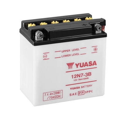 Batería YUASA 12N7-3B Combipack (con electrolito) - motoscamaralweb.com