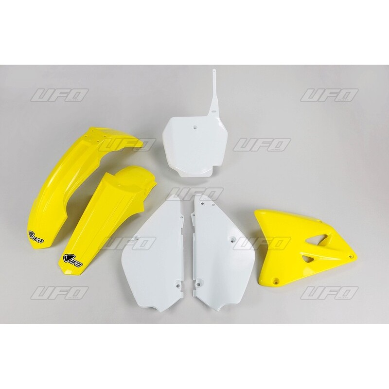 Kit de plástica UFO restyle color oem (2018) Suzuki RM85 - motoscamaralweb.com Kit de plástica UFO restyle color oem (2018) Suzuki RM85 - motoscamaralweb.com