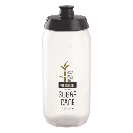 Bidón de agua POLISPORT Sugar Cane translúcido 550ml - motoscamaralweb.com