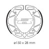 Zapatas de freno TECNIUM Scooter orgánicas - BA209 - motoscamaralweb.com