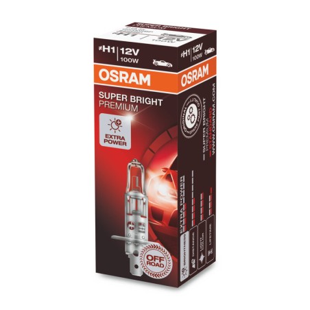 Lámpara OSRAM Super Bright H1 12V / 55W - 1 ud - motoscamaralweb.com