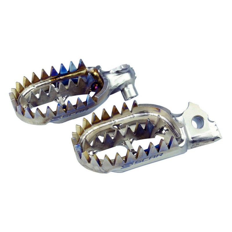 Estriberas SCAR de titanio- motoscamaralweb.com Estriberas SCAR de titanio- motoscamaralweb.com