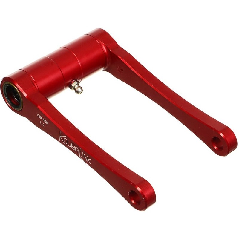 Kit de bajada KOUBALINK (44.5 mm) rojo - Honda CRF300L / Rally - motoscamaralweb.com