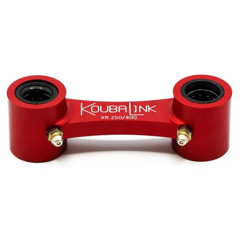 Kit de bajada KOUBALINK (25.4 mm) rojo - Honda XR250R / 400R - motoscamaralweb.com Kit de bajada KOUBALINK (25.4 mm) rojo - Honda XR250R / 400R - motoscamaralweb.com