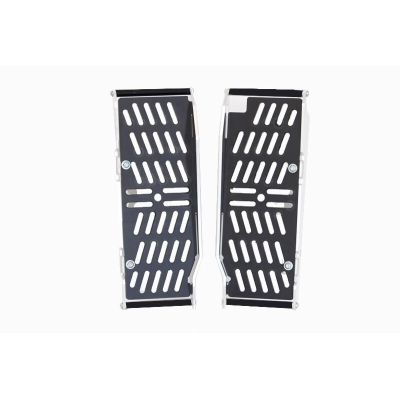 Protectores de radiador aluminio negro AXP - TM RACING - motoscamaralweb.com