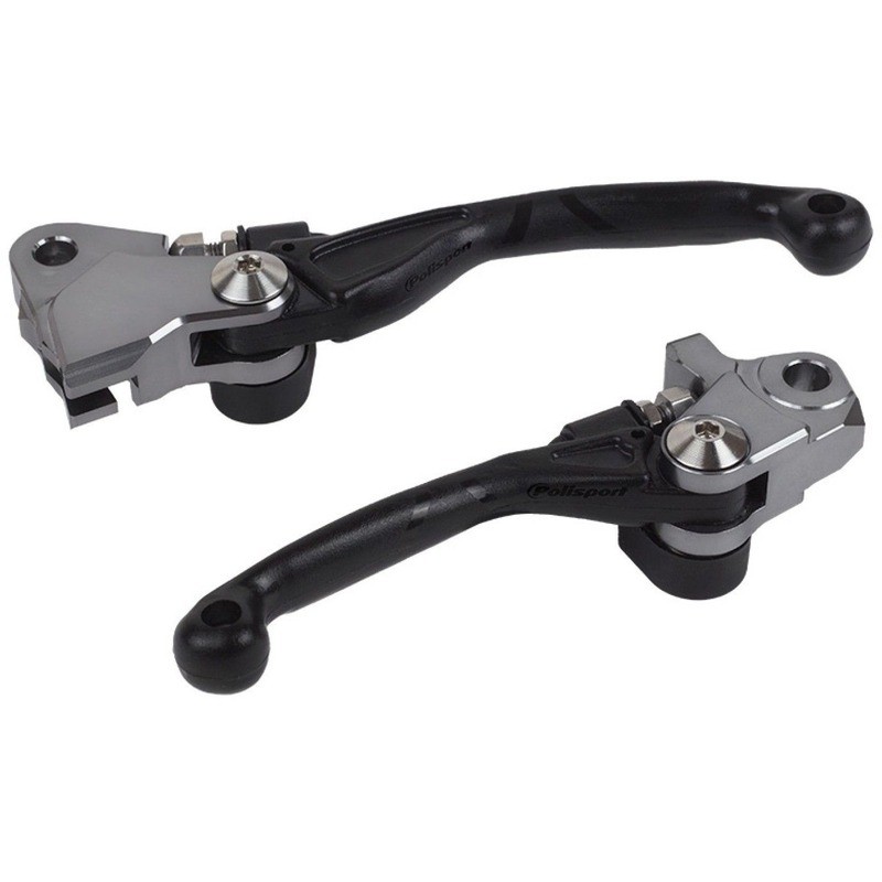 Juego de manetas articuladas POLISPORT Pivot negro - KTM / Husqvarna - motoscamaralweb.com Juego de manetas articuladas POLISPORT Pivot negro - KTM / Husqvarna - motoscamaralweb.com