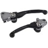 Juego de manetas articuladas POLISPORT Pivot negro - KTM / Husqvarna - motoscamaralweb.com
