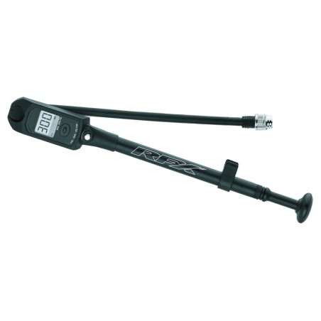 Bomba/manómetro de ajuste de resorte neumático de horquilla digital RFX Pro Series (medidor digital 0-300 Psi) - motoscamaralweb