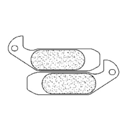 Juego de pastillas sinterizadas con tratamiento cerámico para bici CL BRAKES (4010VRX) - motoscamaralweb.com