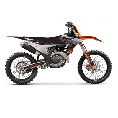 Kit de adhesivos + funda de asiento BLACKBIRD Mat Black - KTM SX/SX-F - motoscamaralweb.com