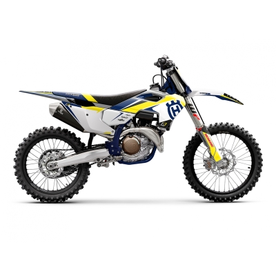 Kit adhesivos + funda de asiento BLACKBIRD Dream Graphic 4 - Husqvarna TC/FC - motoscamaralweb.com