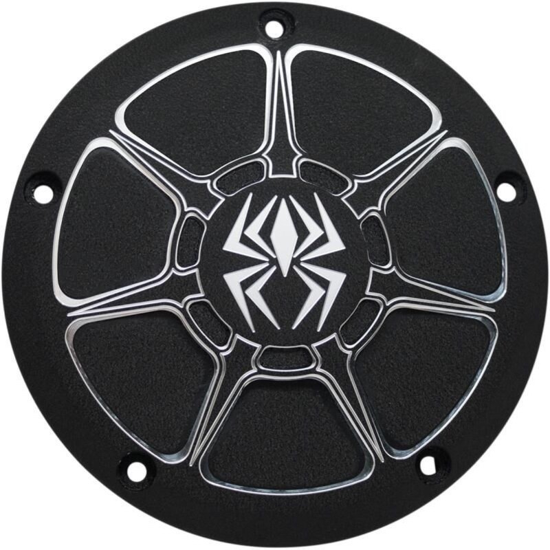 Tapa de embrague REKLUSE Derby - Negro texturizado - motoscamaralweb.com