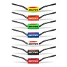 Manillar SCAR O² Low 65/85 Ø28.6mm - Negro / Protector azul oscuro - motoscamaralweb.com