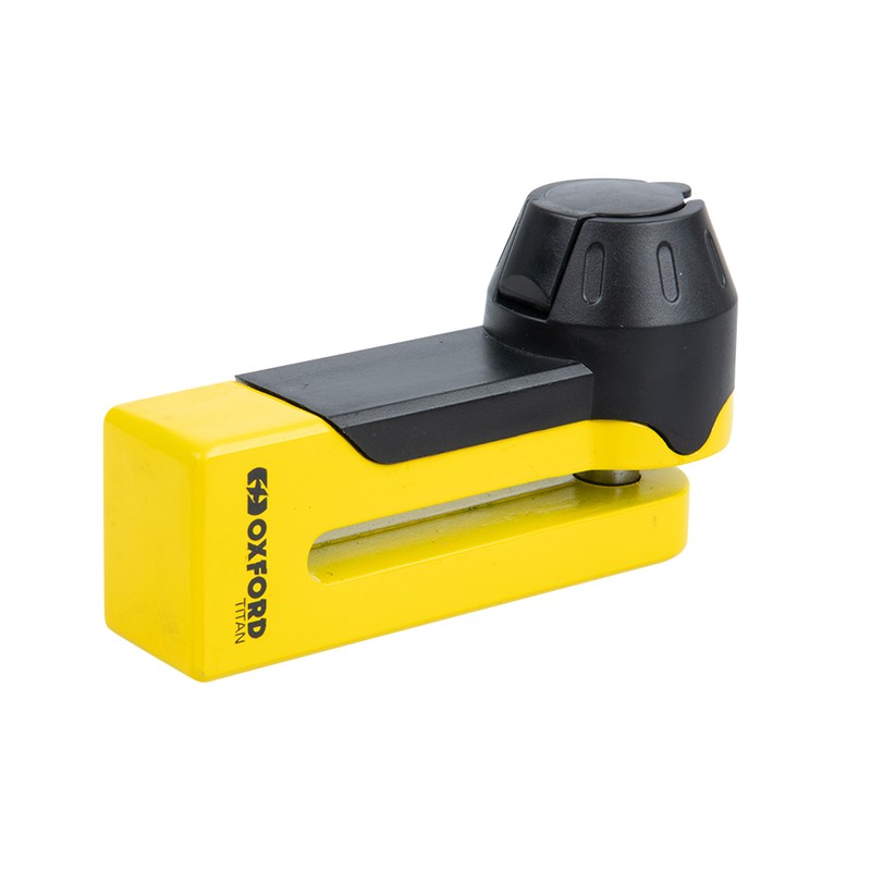 Candado de disco OXFORD Titan ø10mm - amarillo - motoscamaralweb.com Candado de disco OXFORD Titan ø10mm - amarillo - motoscamaralweb.com