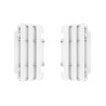 Cubre radiador POLISPORT - blanco Kawasaki KX250 - motoscamaralweb.com