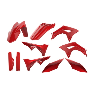 Kit de plásticos POLISPORT rojo - Honda CRF 150L - motoscamaralweb.com