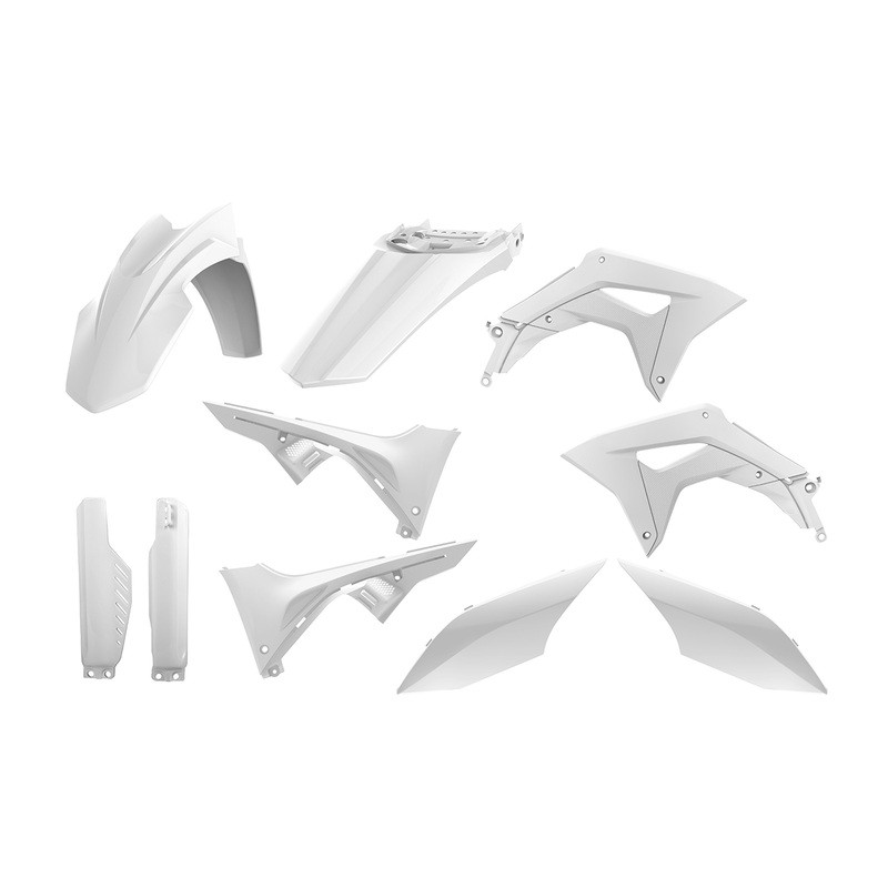 Kit de plásticos POLISPORT blanco - Honda CRF 150L - motoscamaralweb.com Kit de plásticos POLISPORT blanco - Honda CRF 150L - motoscamaralweb.com