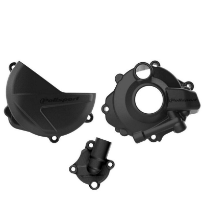Protector tapa de embrague. encendido y bomba de agua POLISPORT - Honda CRF 250 R (18-22) - motoscamaralweb.com