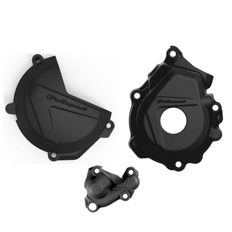 Protector tapa de embrague. encendido y bomba de agua POLISPORT - KTM 250 / 350 XC-F / SX-F - motoscamaralweb.com Protector tapa de embrague. encendido y bomba de agua POLISPORT - KTM 250 / 350 XC-F / SX-F - motoscamaralweb.com