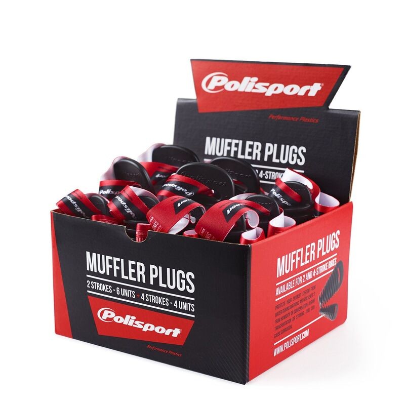 Kit de tapas de silenciador POLISPORT - 4 piezas 2T / 6 piezas 4T- mot Kit de tapas de silenciador POLISPORT - 4 piezas 2T / 6 piezas 4T- mot