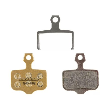 Pastillas de freno bici BRAKING Carbo-Metálicas - motoscamaralweb.com