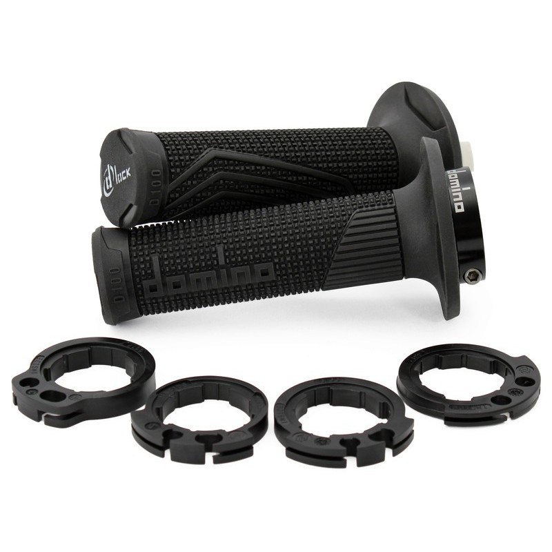 Puños DOMINO D-Lock 4T - 116mm- motoscamaralweb.com Puños DOMINO D-Lock 4T - 116mm- motoscamaralweb.com