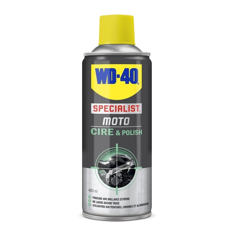 Spray abrillantador WD-40 cera y brillo 400ml - motoscamaralweb.com Spray abrillantador WD-40 cera y brillo 400ml - motoscamaralweb.com
