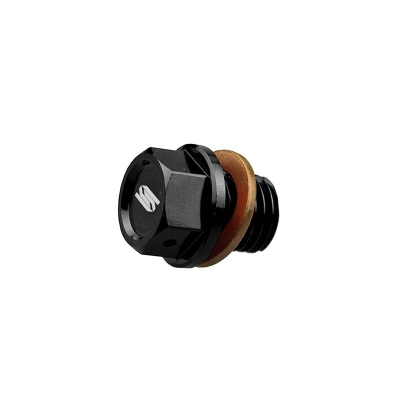 Tapón magnético de vaciado de aceite SCAR - Negro - motoscamaralweb.com