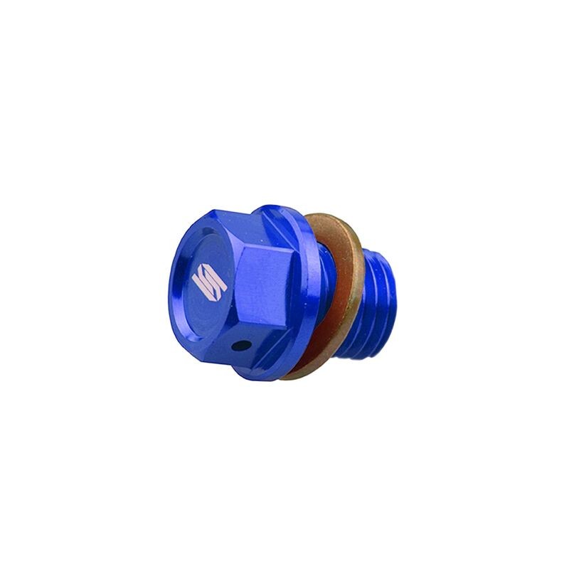 Tapón magnético de vaciado de aceite SCAR - Azul - motoscamaralweb.com Tapón magnético de vaciado de aceite SCAR - Azul - motoscamaralweb.com