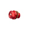 Tapón magnético de vaciado de aceite SCAR - Rojo - motoscamaralweb.com