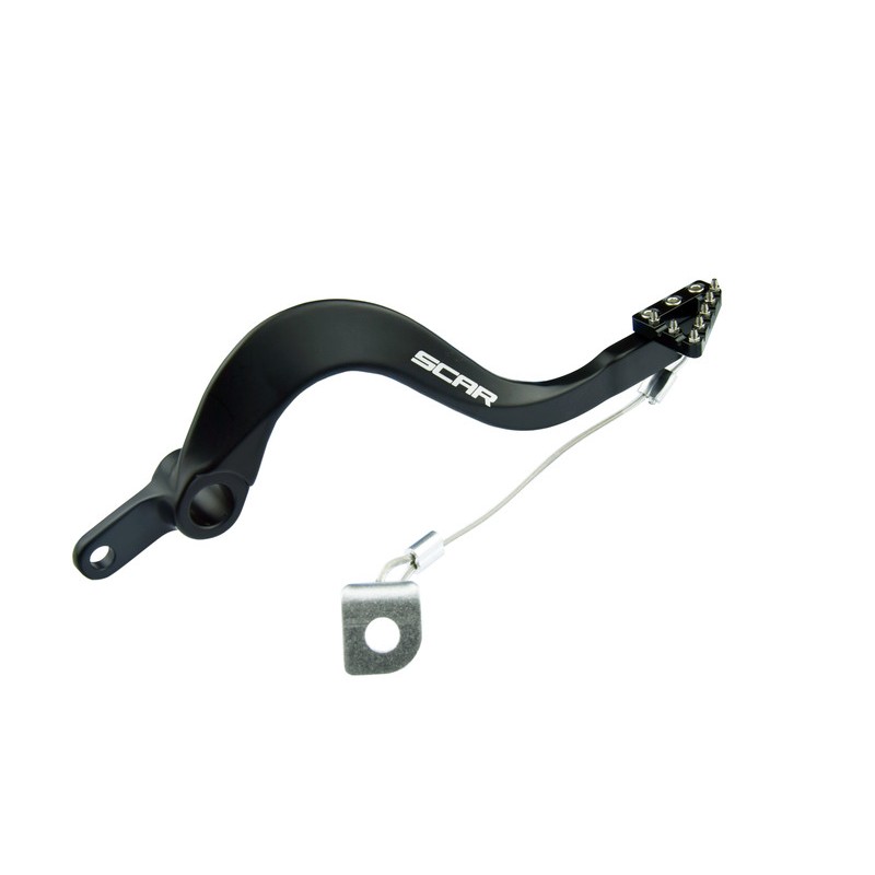 Pedal de freno trasero SCAR - Negro - motoscamaralweb.com Pedal de freno trasero SCAR - Negro - motoscamaralweb.com