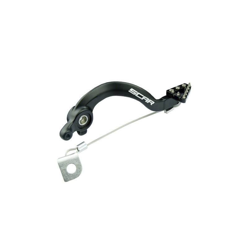 Pedal de freno trasero SCAR - Negro - motoscamaralweb.com Pedal de freno trasero SCAR - Negro - motoscamaralweb.com