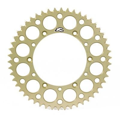 Corona RENTHAL aluminio ultraligera autolimpiable 112U - Paso 520 - Hard Anodized Limited Edition - motoscamaralweb.com
