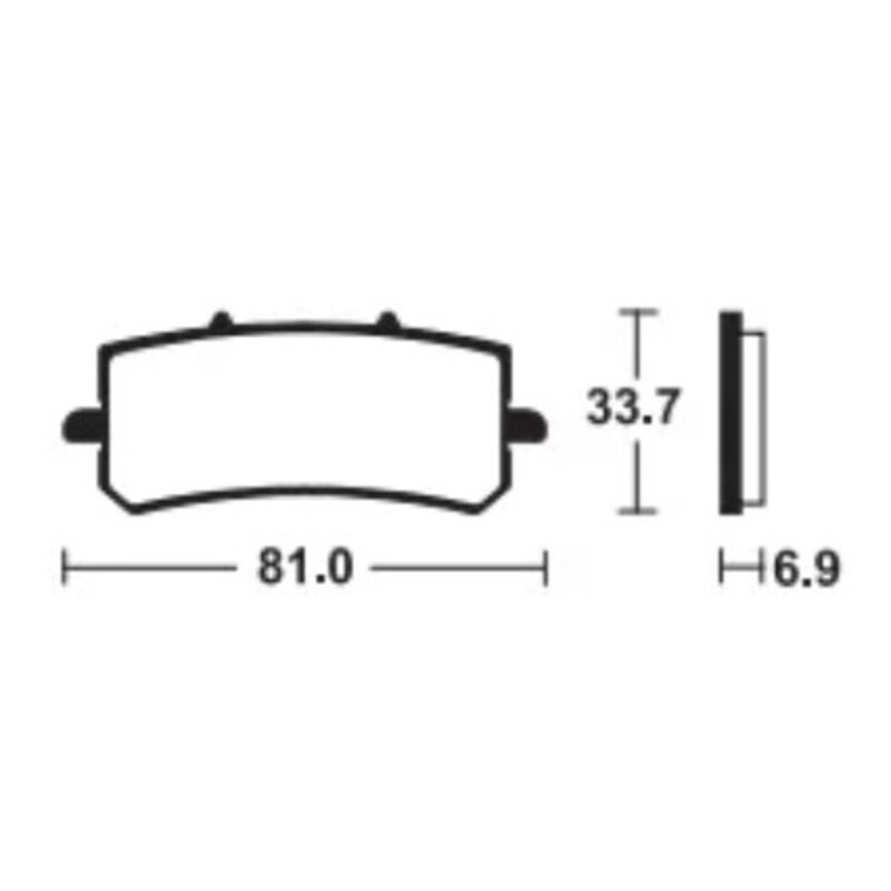 Pastillas de freno TECNIUM Sinterizadas (para pinza J.Juan radial Pit Bike) - MTR462 - motoscamaralweb.com Pastillas de freno TECNIUM Sinterizadas (para pinza J.Juan radial Pit Bike) - MTR462 - motoscamaralweb.com
