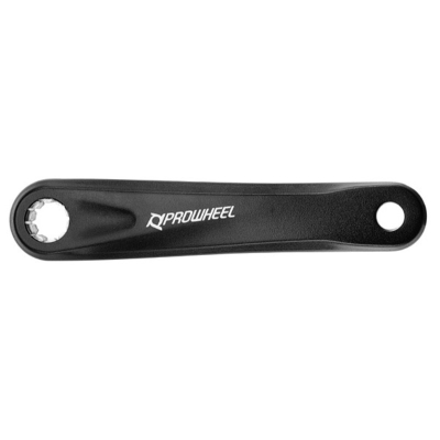 Biela izquierda PROWHEEL E-Bike aluminio 165mm ISIS - Bosch / Bafang / Yamaha - motoscamaralweb.com