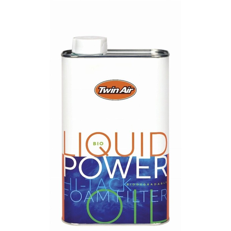 Aceite para filtro de aire TWIN AIR Bio Liquid Power - Bidón 1L - motoscamaralweb.com Aceite para filtro de aire TWIN AIR Bio Liquid Power - Bidón 1L - motoscamaralweb.com