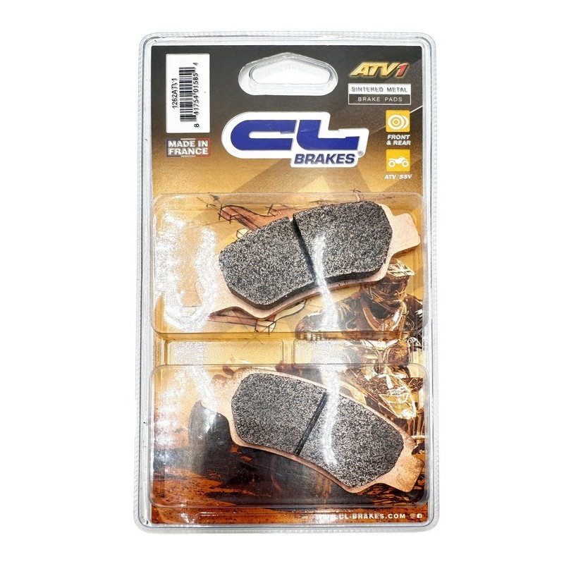 Pastillas de freno CL BRAKES ATV sinterizadas - C1262ATV1 - motoscamaralweb.com Pastillas de freno CL BRAKES ATV sinterizadas - C1262ATV1 - motoscamaralweb.com
